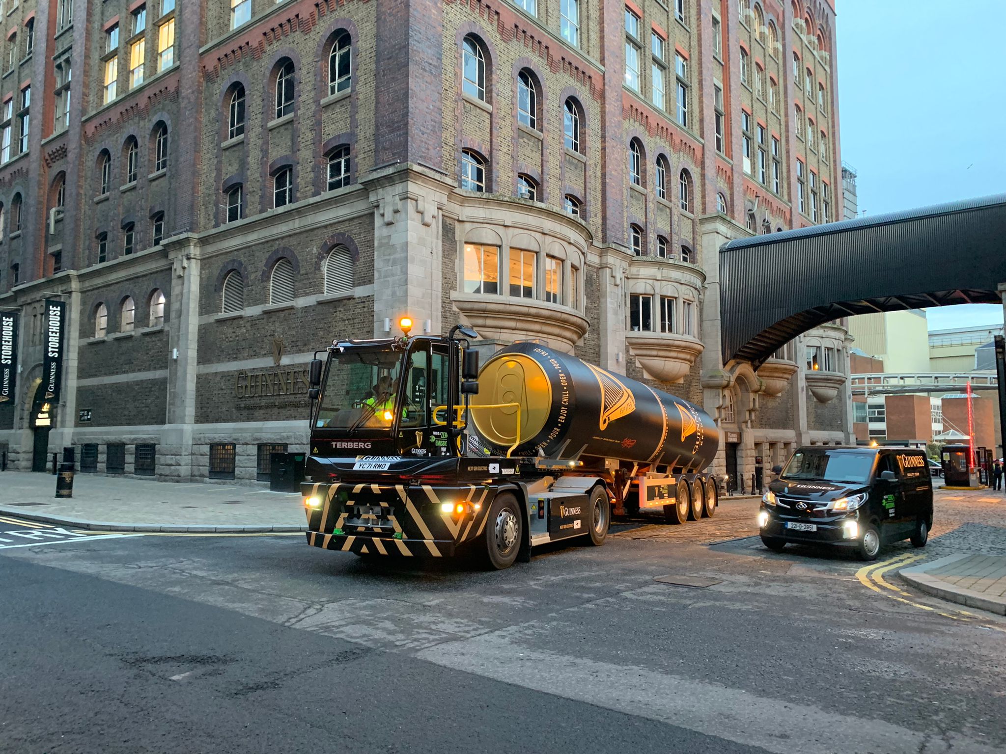 Terberg YT203EV at Guinness 1